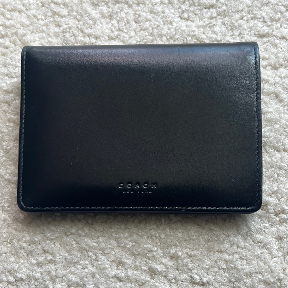 Coach Black Leather Wallet